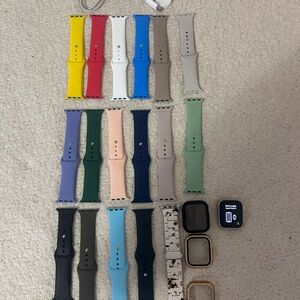 Apple Series 9 Watch and Bands in Multicolor Set